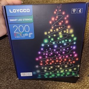 LOYCCO Smart LED String Lights - 200 RGBIC Multi-Color